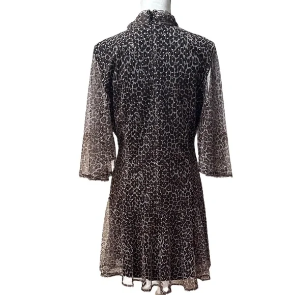 Black Halo Classic Black Dress Made In The USA NWT Size 14 - Picture 4 of 9